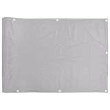 Vidaxx Balkonschirm 500x90 cm PVC grau