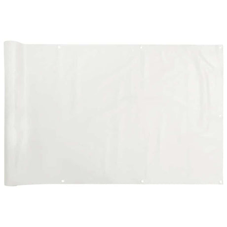 Vidaxx Balkonschirm 400x90 cm PVC weiß