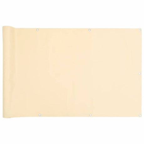 Vidaxx Balkonschirm 1000x120 cm PVC cremefarben