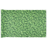 Vidaxl balkonscherm plantpatroon 400x120 cm pvc groen