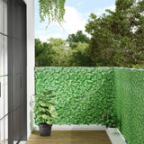 Vidaxl Balkon Screen Planz Muster 500x120 cm Pvc Gréng