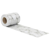 Vidaxxl Garten-Sichtschutz Marmor-Kiesmuster 35x0,19 m PVC grau