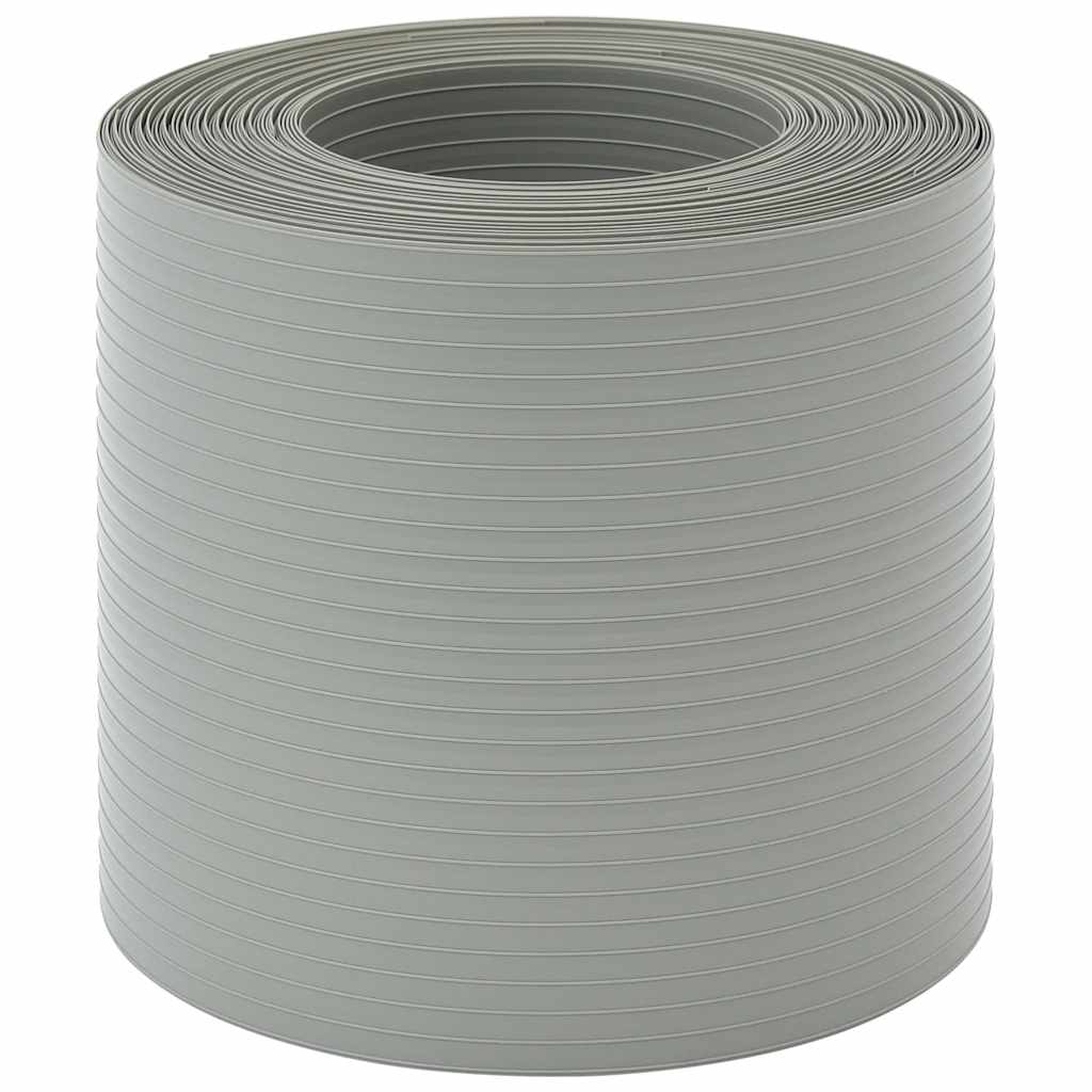 Vidaxxl Garten-Sichtschutz 10 Stück 252,5x19 m PVC Steingrau