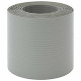 Vidaxxl Garten-Sichtschutz 10 Stück 252,5x19 m PVC Steingrau
