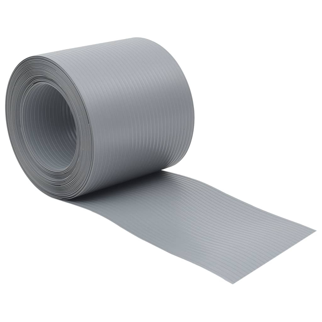 Vidaxxl Garten-Sichtschutz 10 Stück 252,5 x 19 m PVC grau