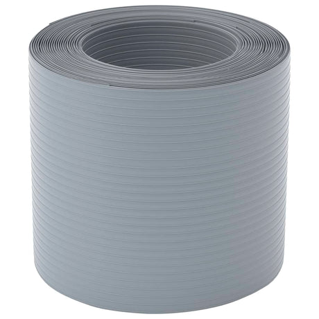 Vidaxxl Garten-Sichtschutz 10 Stück 252,5 x 19 m PVC grau