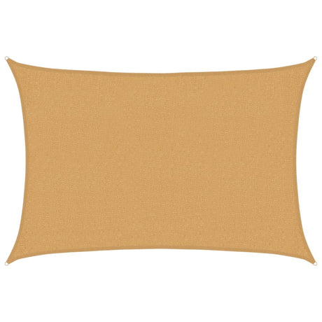 Vidaxl Sonnensegel 160 g m² rechteckig 2x3 m HDPE sandfarben