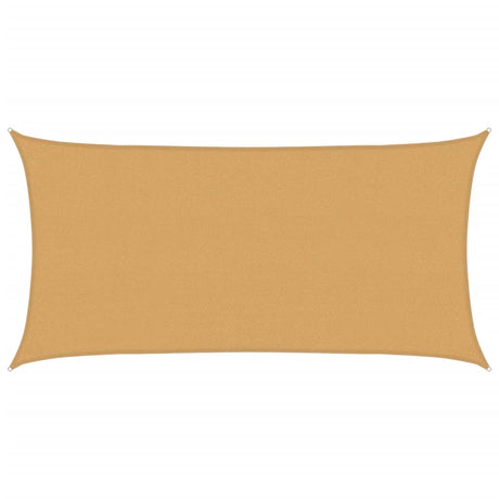 Vidaxl Sonnensegel 160 g m² rechteckig 2,5x4,5 m HDPE sandfarben