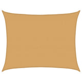 Vidaxl Sonnensegel 160 g m² rechteckig 6x7 m HDPE sandfarben