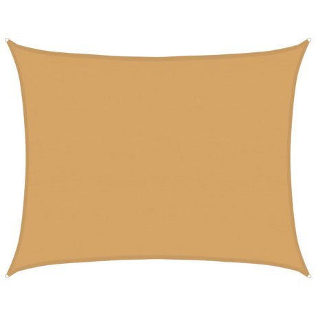 Vidaxl Sonnensegel 160 g m² rechteckig 6x7 m HDPE sandfarben