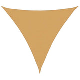 Vidaxl Sonnensegel 160 g m² dreieckig 3,6x3,6x3,6 m HDPE sandfarben