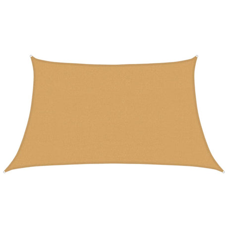 Vidaxl Sonnensegel 160 g m² Trapez 3 4x2 m HDPE hellgrau