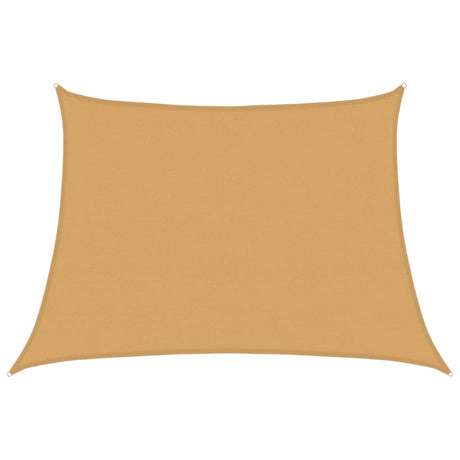 VidaXL Sonnensegel Trapez 160 g m² 4,5x3 m HDPE Hellgrau