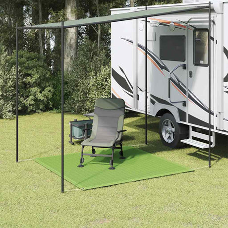 VidaXL Zeltteppich 200x200 cm HDPE hellgrün