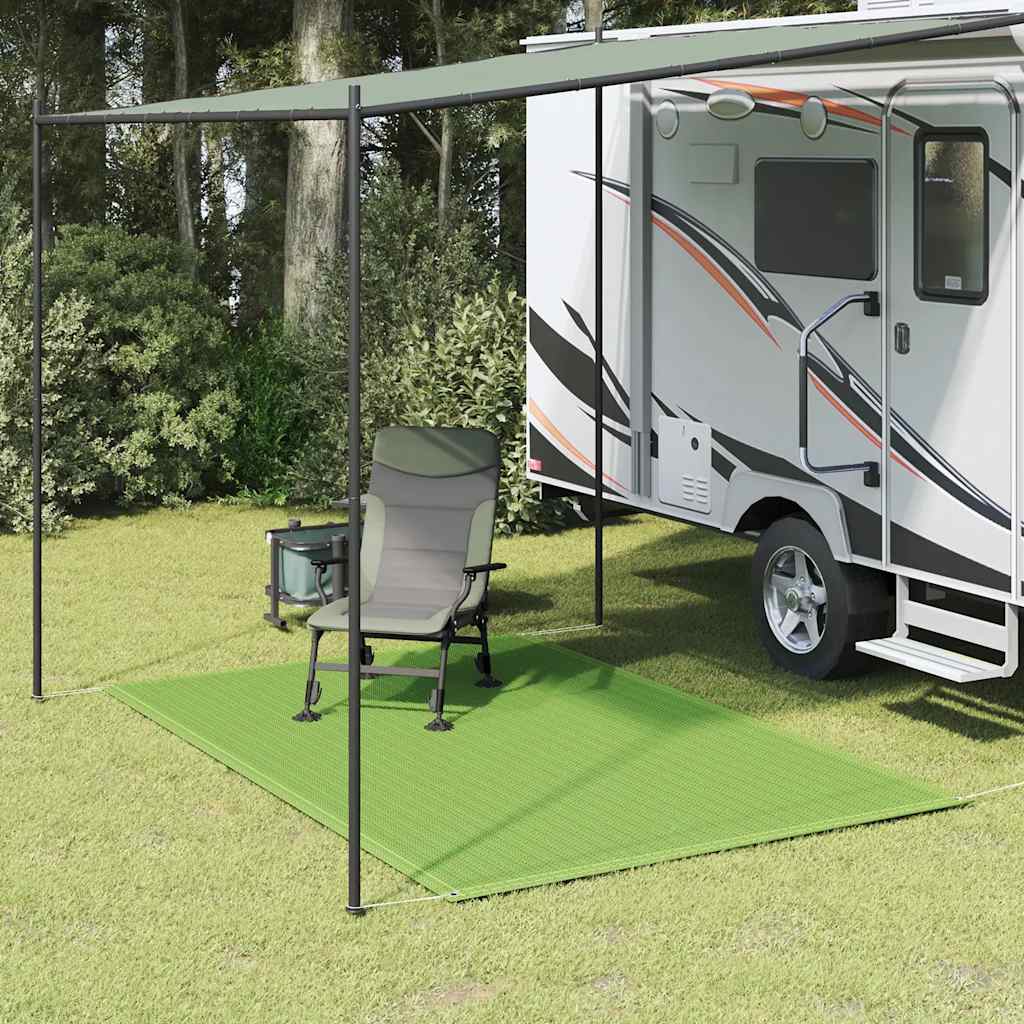 VidaXL Zeltteppich 250x200 cm HDPE hellgrün
