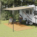 VidaXL Zeltteppich 250x400 cm HDPE sandfarben