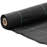 VidaXL Wurzeltuch 4x5 m Polypropylen schwarz