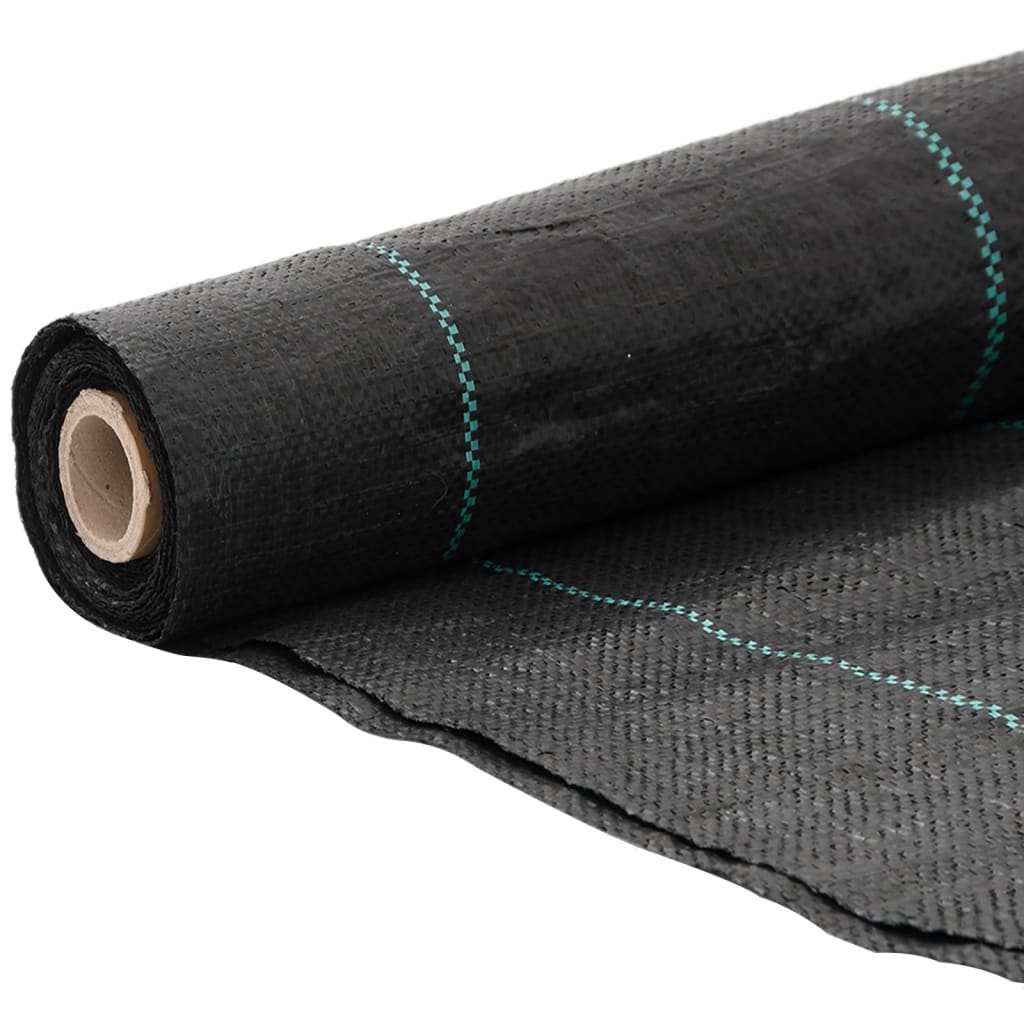 Vidaxl Carot Cloth 4x25 M Polypropene Black