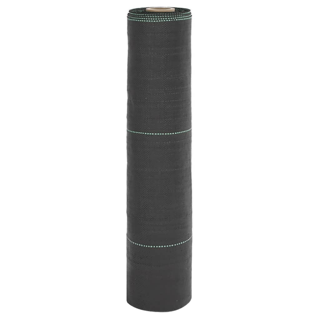 Vidaxl Carrot tissu 0,5x50 m polypropène noir