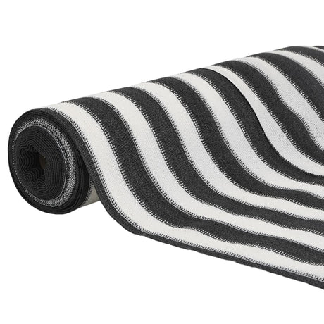 Vidaxx Sichtschutznetz 75 g m² 1,2x10 m HDPE Anthrazit und Weiß