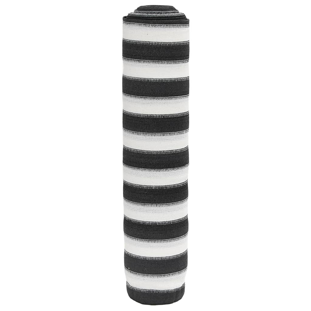 Vidaxx Sichtschutznetz 75 g m² 1,5x50 m HDPE Anthrazit und Weiß