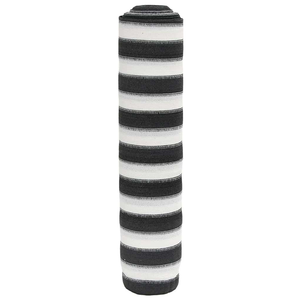 Vidaxx Sichtschutznetz 75 g m² 2x50 m HDPE Anthrazit und Weiß