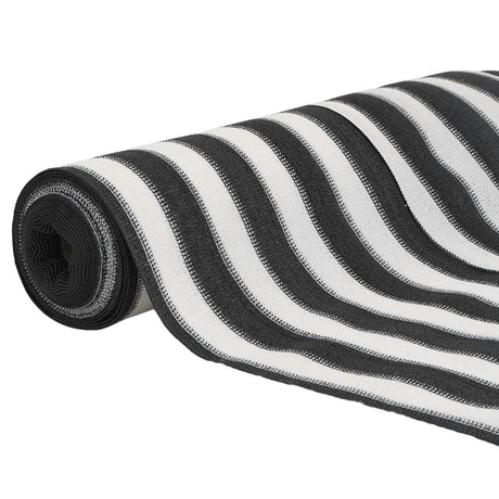 Vidaxx Sichtschutznetz 75 g m² 2x50 m HDPE Anthrazit und Weiß