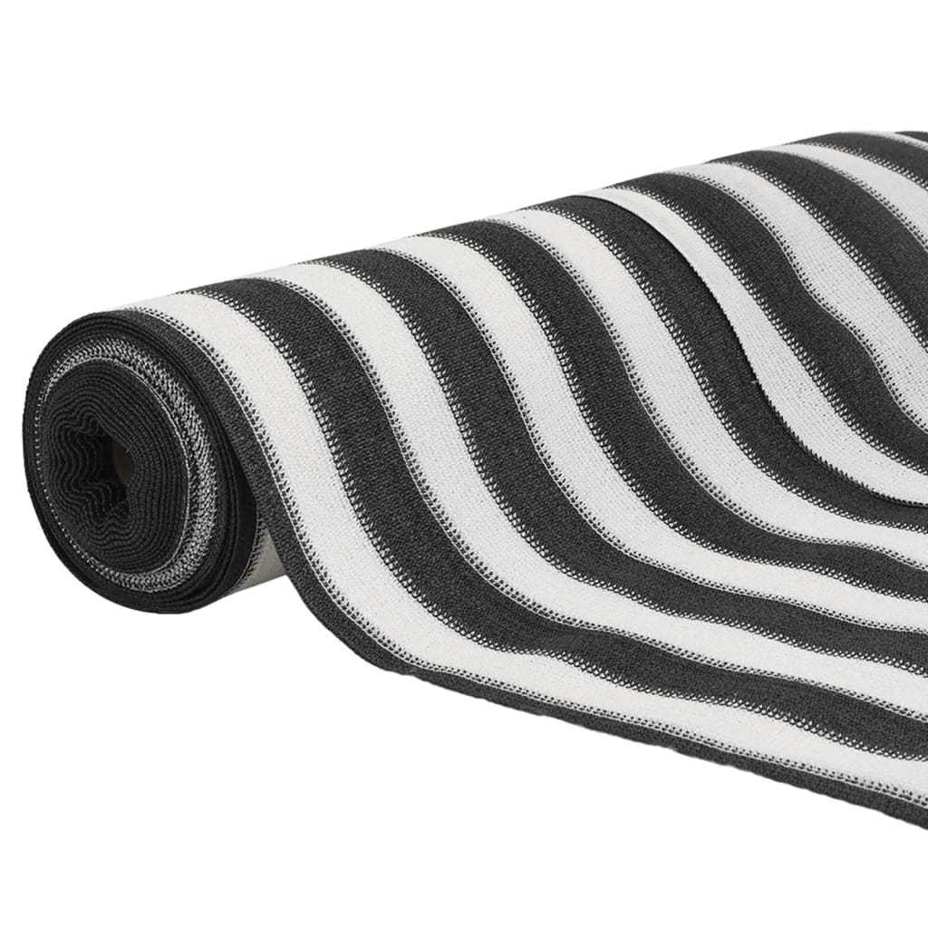 Vidaxx Sichtschutznetz 75 g m² 2x50 m HDPE Anthrazit und Weiß