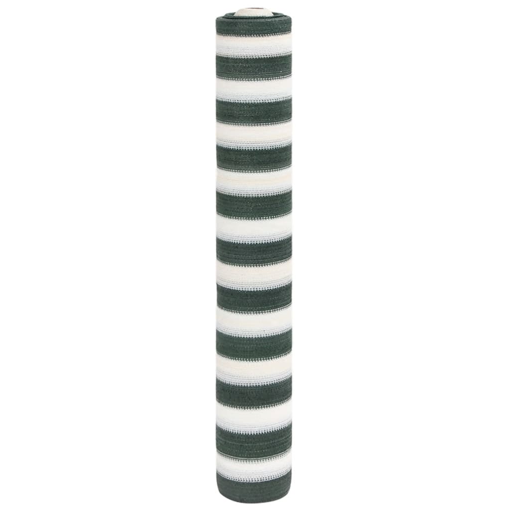 Vidaxx Sichtschutznetz 75 g m² 1,2x50 m HDPE grün und weiß
