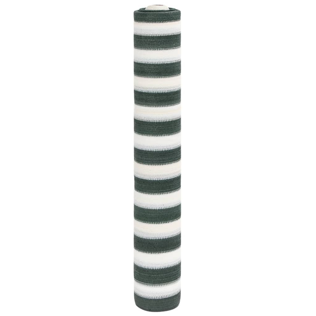 VidaXL Sichtschutznetz 75 g m² 1,5x25 m HDPE grün und weiß