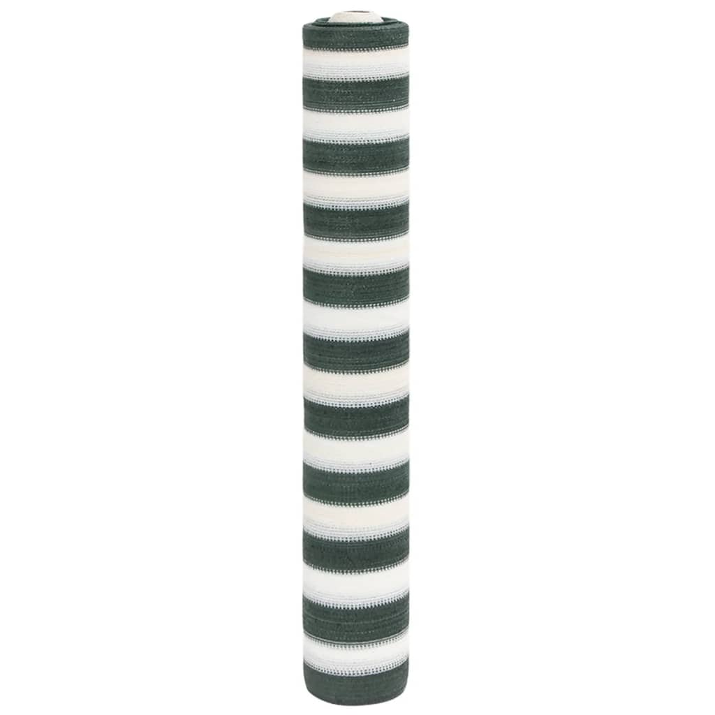 VidaXL Sichtschutznetz 75 g m² 1,5x50 m HDPE grün und weiß