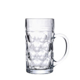VidaXL Bierkrüge mit Henkel 6 Stück 1000 ml Glas