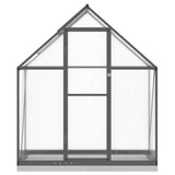 Vidaxx Gartengewächshaus mit Grundgestell 169x58x202 cm Aluminium Anthrazit