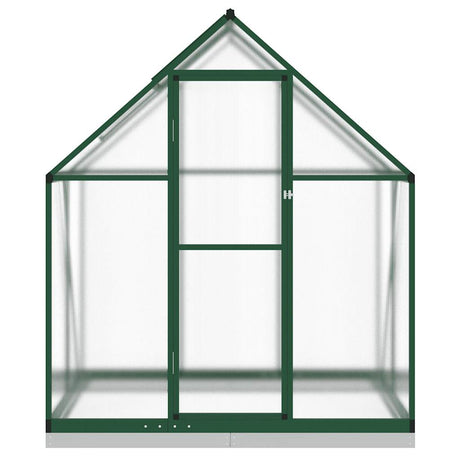 Vidaxx Gartengewächshaus mit Grundgestell 169x114x202 cm Aluminium grün
