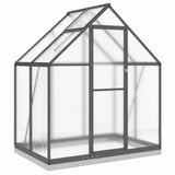 Vidaxx Gartengewächshaus mit Grundrahmen 169x114x202 cm, Farbe Aluminium Anthrazit
