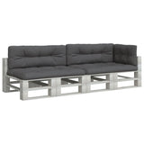 VidaXL Palettenkissen 5 Stück Stoff Anthrazit
