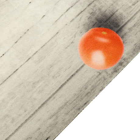Vidaxx Küchenmatte waschbarer Tomatendruck 45x150 cm Samt