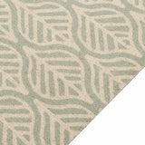 Vidaxx Küchenmatte waschbarer Blattdruck 60x180 cm Samt
