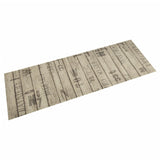 Vidaxx Küchenmatte waschbarer Zaundruck 45x150 cm Samt