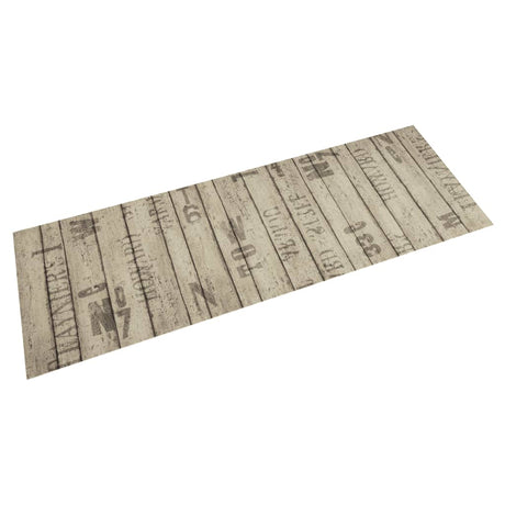 Vidaxx Küchenmatte waschbarer Zaundruck 60x180 cm Samt