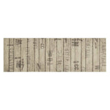 Vidaxx Küchenmatte waschbarer Zaundruck 60x180 cm Samt
