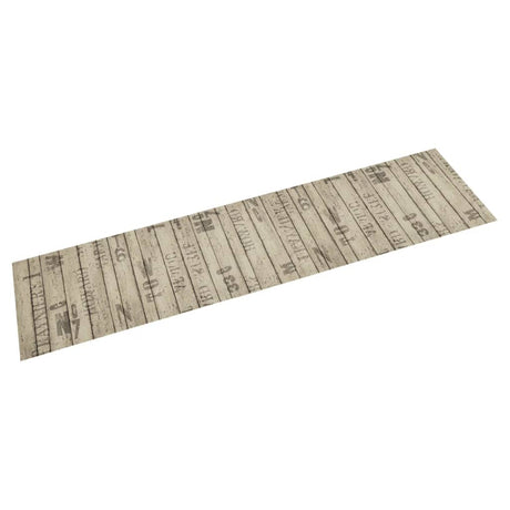 Vidaxx Küchenmatte waschbarer Zaundruck 60x300 cm Samt