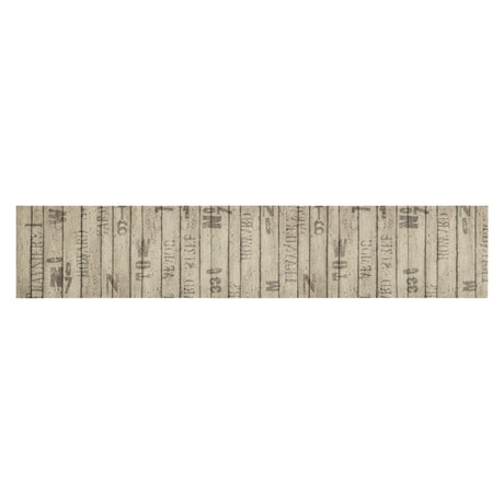 Vidaxx Küchenmatte waschbarer Zaundruck 60x300 cm Samt