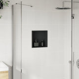 Vidaxl shower 32x32x9 cm stainless steel matte black