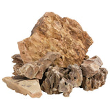 VidaXL Drachensteine 25 kg 5-30 cm braun