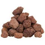 VidaXL Lavasteine 10 kg 3-5 cm rot