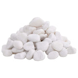 Vidaxl Kieselsteine poliert 2-5 cm 25 kg weiß