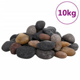 Vidaxl Kieselsteine poliert 5-8 cm 10 kg mehrfarbig