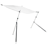 VidaXL Sonnenschutztuch-Set T-Top 174 x 205 x (115–194) cm weiß