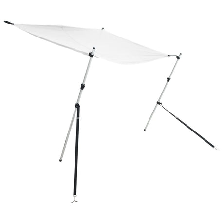VidaXL Sonnenschutztuch-Set T-Top 174 x 205 x (115–194) cm weiß